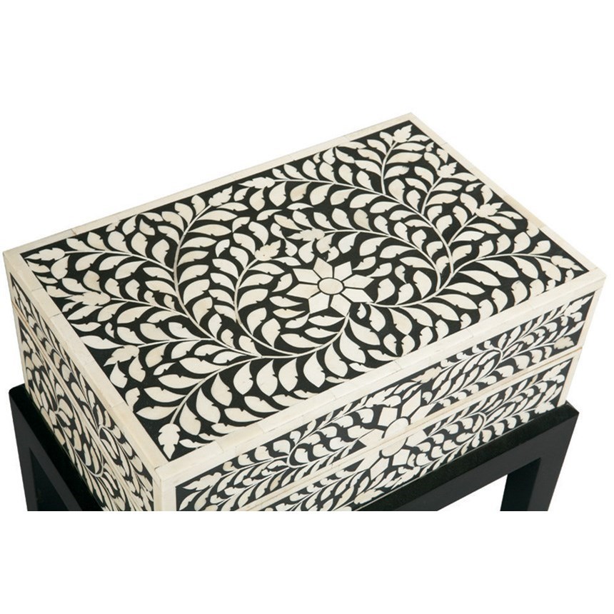 CTH Sherrill Occasional Masterpiece 960800 Box on Stand with Leaf